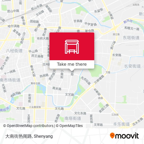 大南街热闹路 map