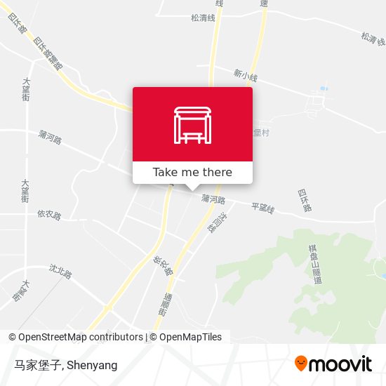 马家堡子 map