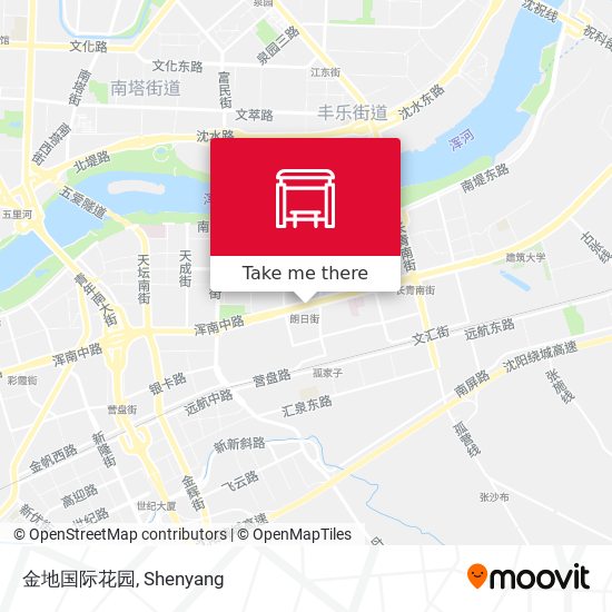 金地国际花园 map