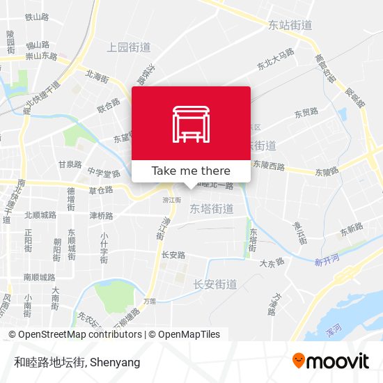 和睦路地坛街 map
