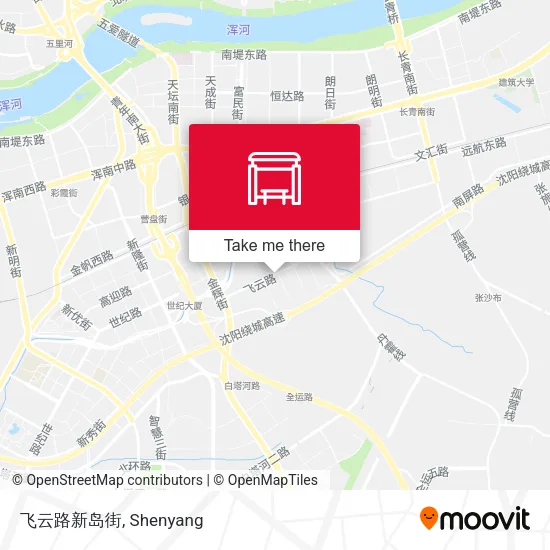 飞云路新岛街 map