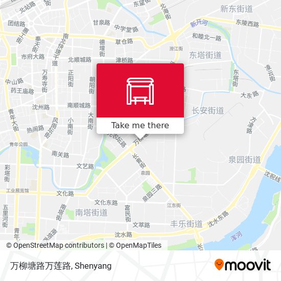 万柳塘路万莲路 map