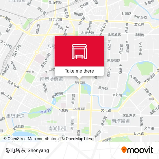 彩电塔东 map