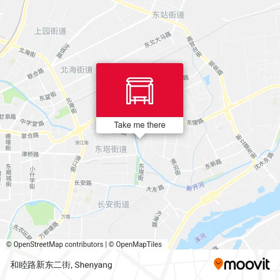 和睦路新东二街 map