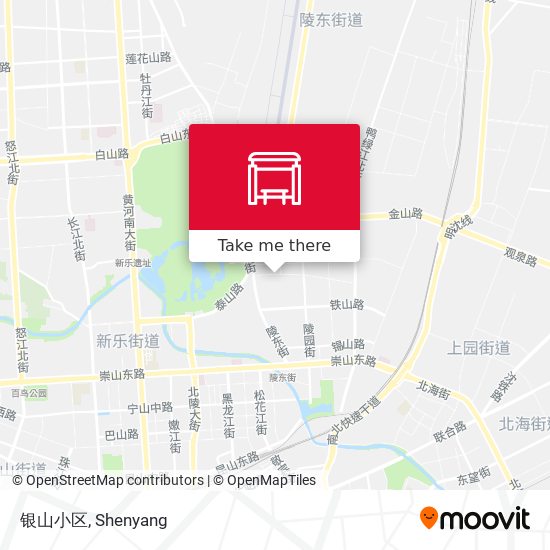 银山小区 map
