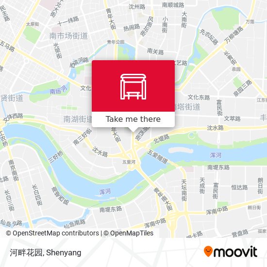 河畔花园 map