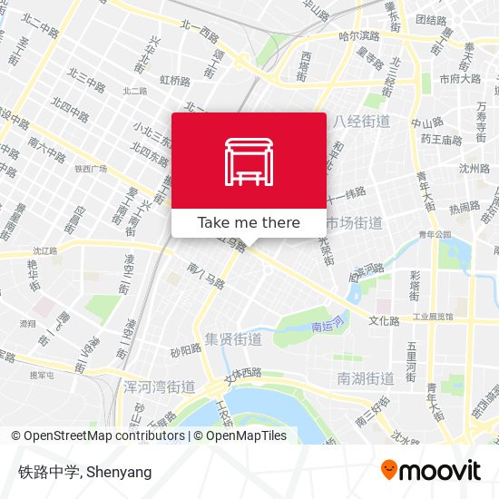 铁路中学 map