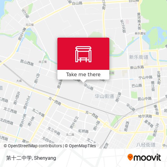 第十二中学 map