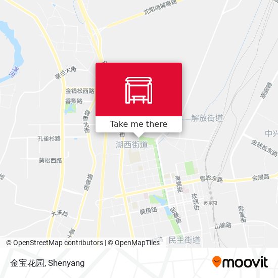 金宝花园 map