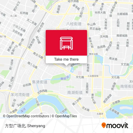 方型广场北 map