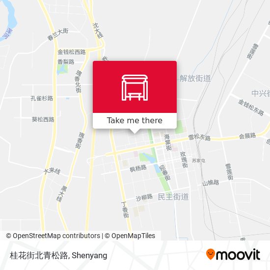 桂花街北青松路 map