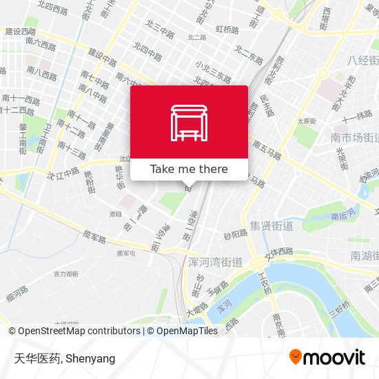 天华医药 map
