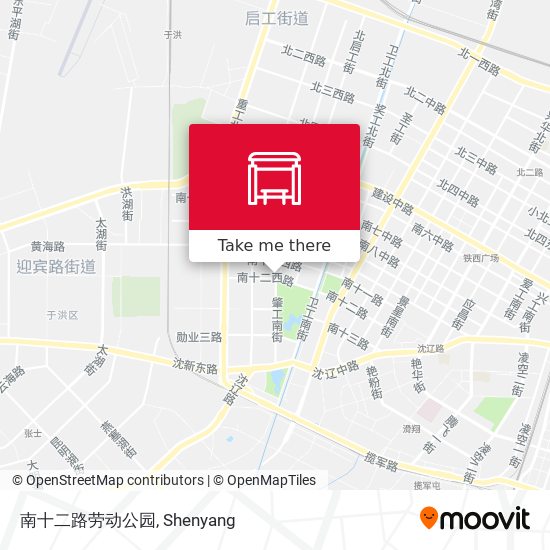 南十二路劳动公园 map