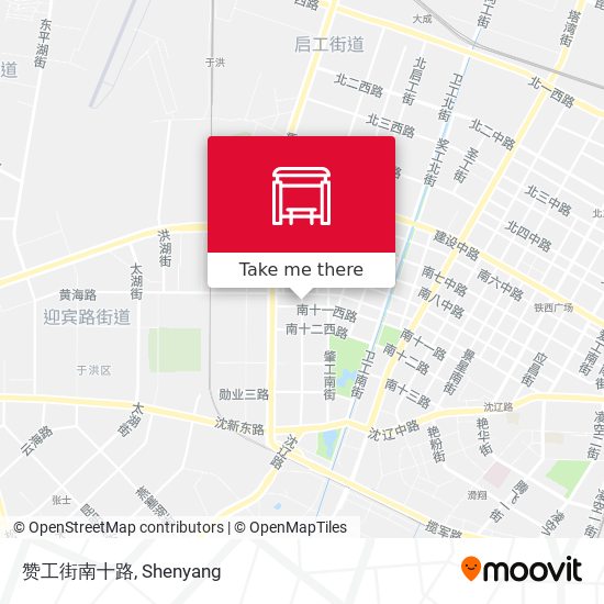 赞工街南十路 map