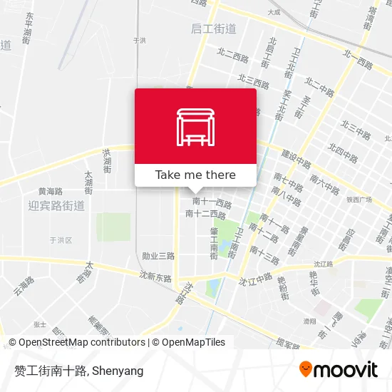 赞工街南十路 map