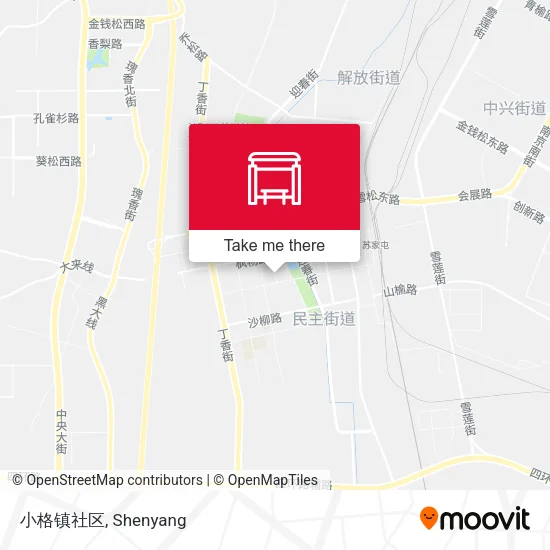 小格镇社区 map