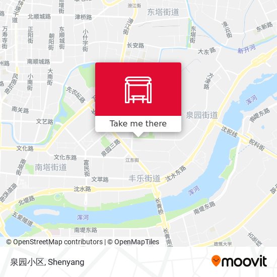 泉园小区 map