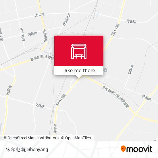 朱尔屯南 map