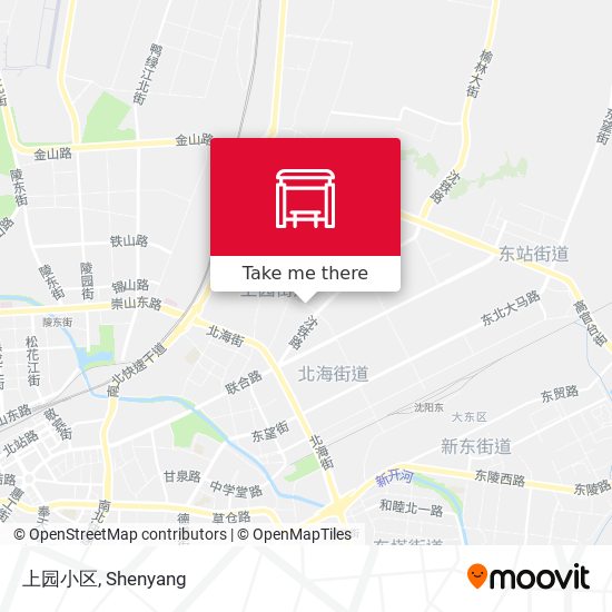 上园小区 map