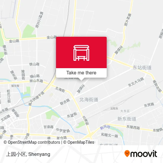 上园小区 map