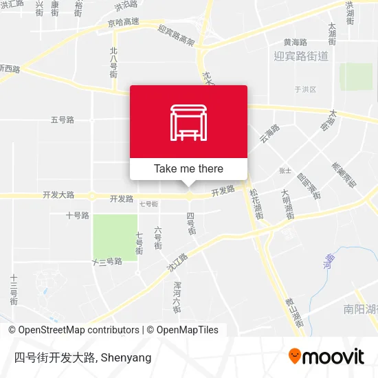 四号街开发大路 map