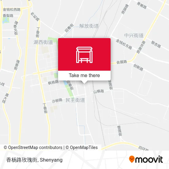 香杨路玫瑰街 map