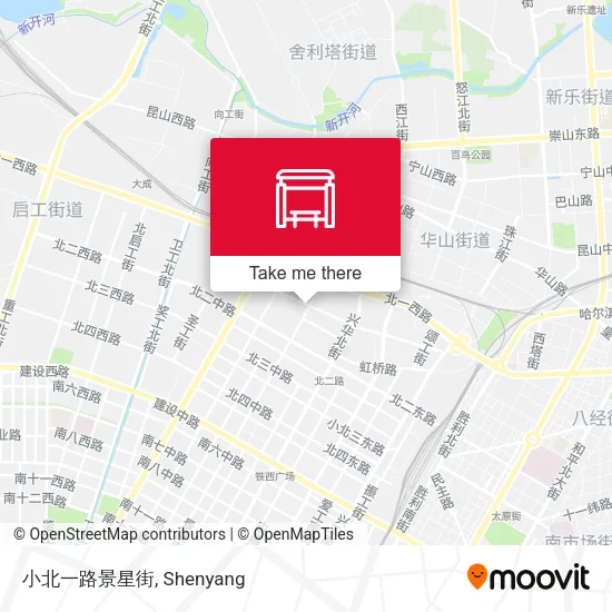 小北一路景星街 map