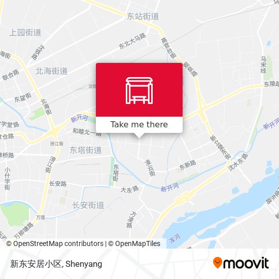 新东安居小区 map