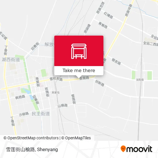 雪莲街山榆路 map