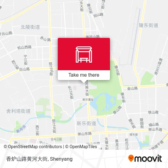 香炉山路黄河大街 map