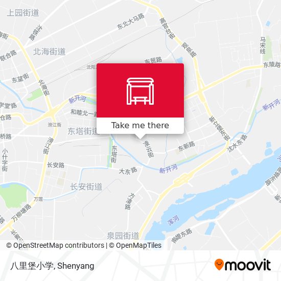 八里堡小学 map
