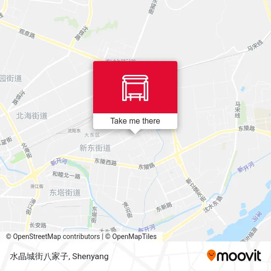 水晶城街八家子 map
