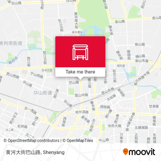 黄河大街巴山路 map