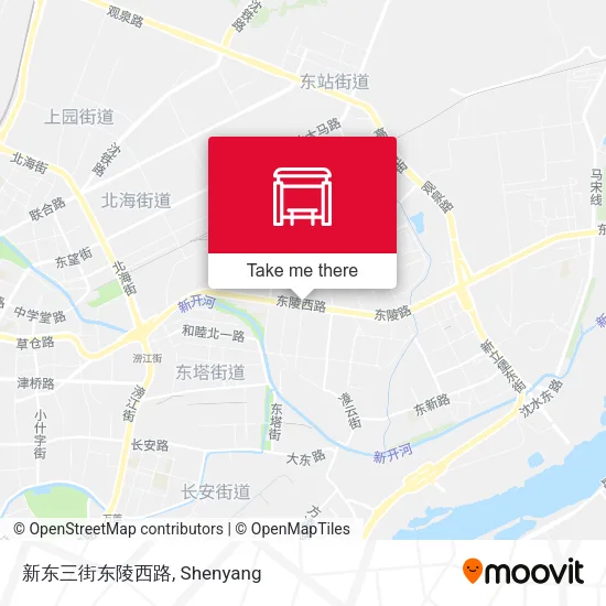 新东三街东陵西路 map