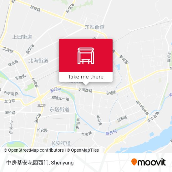 中房基安花园西门 map
