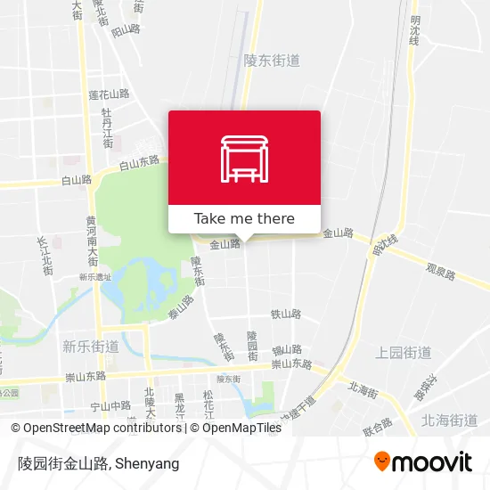 陵园街金山路 map