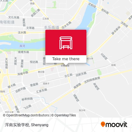 浑南实验学校 map