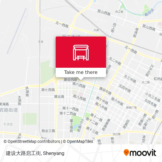建设大路启工街 map