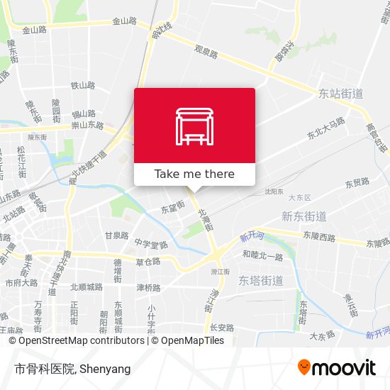 市骨科医院 map