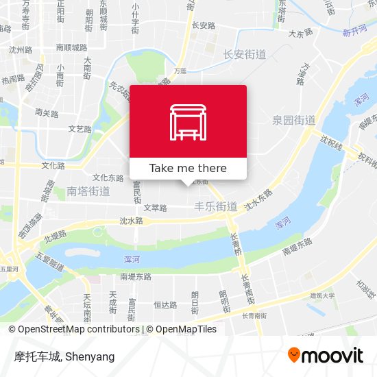 摩托车城 map