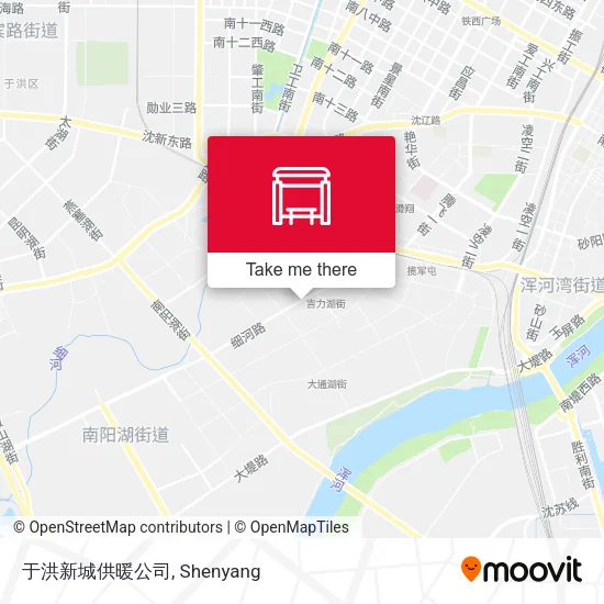 于洪新城供暖公司 map