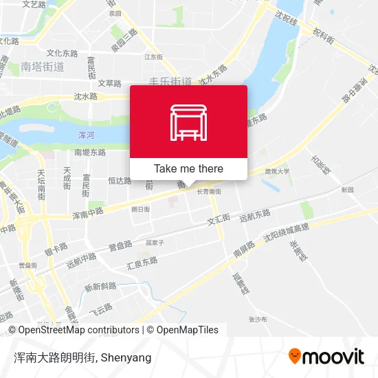 浑南大路朗明街 map