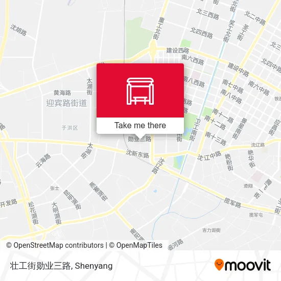 壮工街勋业三路 map