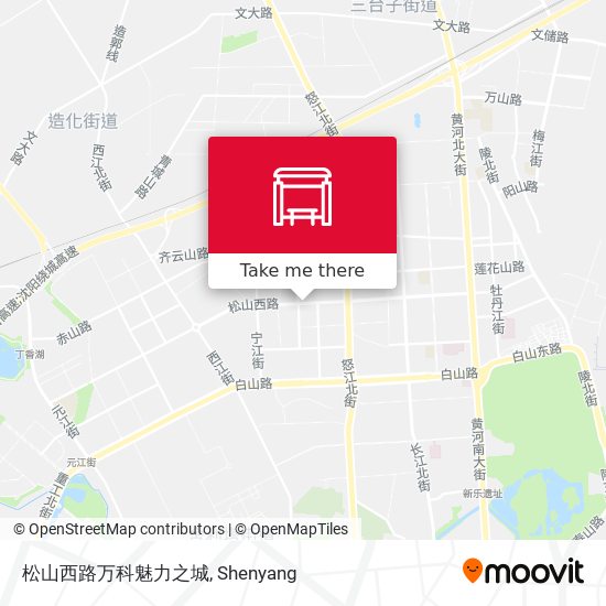 松山西路万科魅力之城 map
