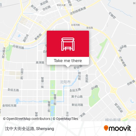 沈中大街全运路 map