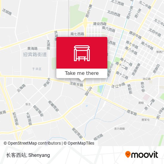 长客西站 map