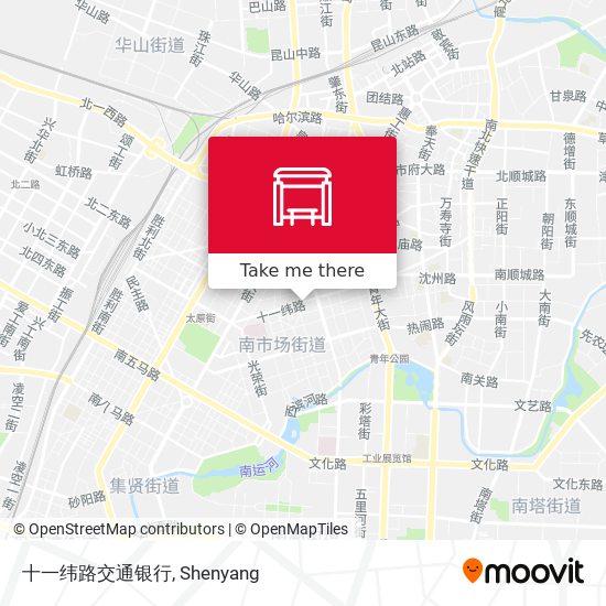 十一纬路交通银行 map