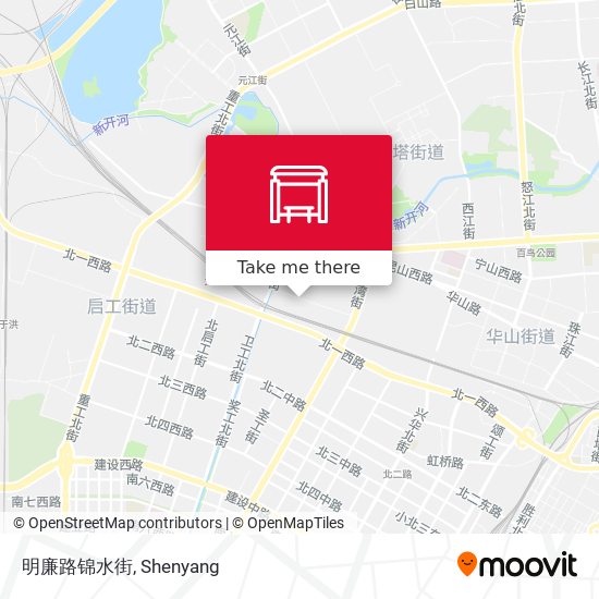 明廉路锦水街 map