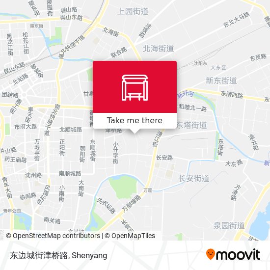 东边城街津桥路 map
