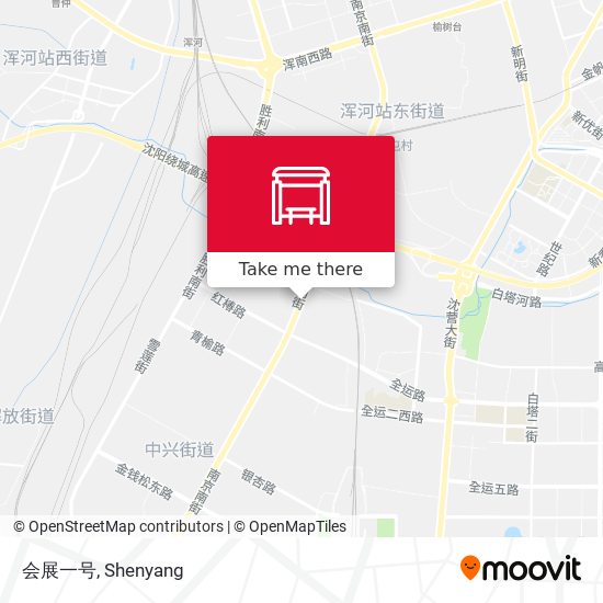 会展一号 map